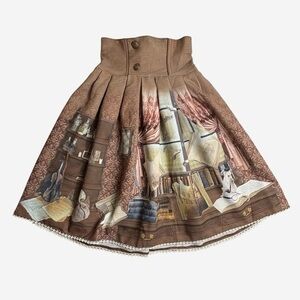 Alice And The Pirates High-Waisted Skirt Dear Sir Mystery In Baker Street Lolita